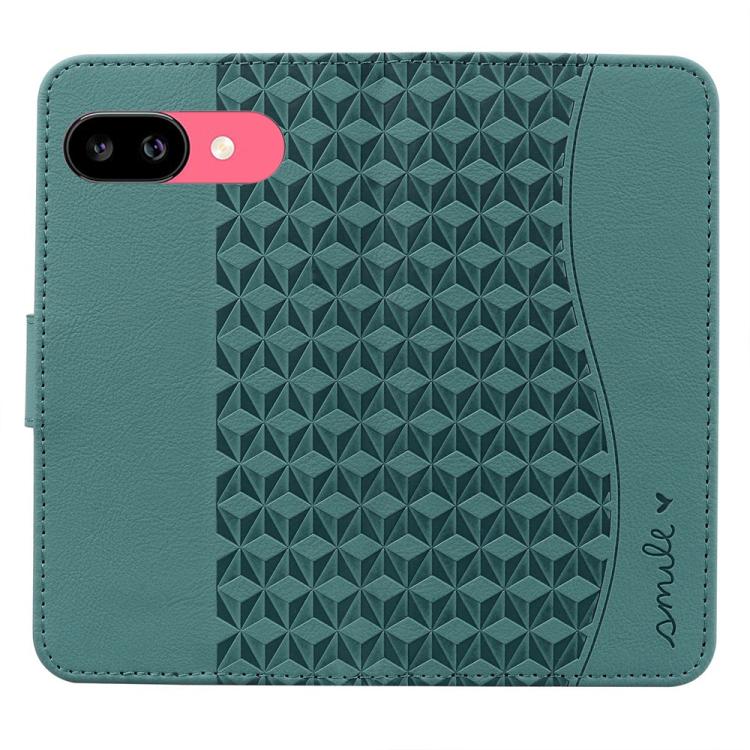 For Google Pixel 9a Business Diamond Buckle Leather Phone Case with Lanyard