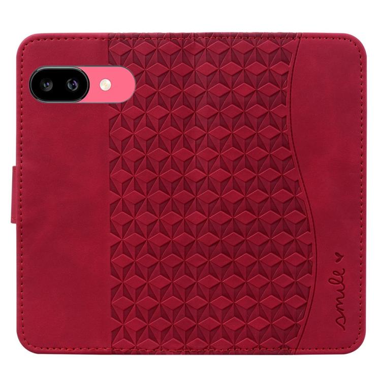 For Google Pixel 9a Business Diamond Buckle Leather Phone Case with Lanyard