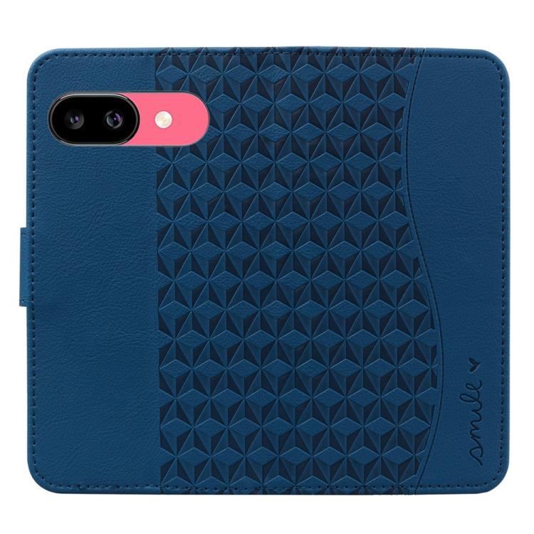 For Google Pixel 9a Business Diamond Buckle Leather Phone Case with Lanyard