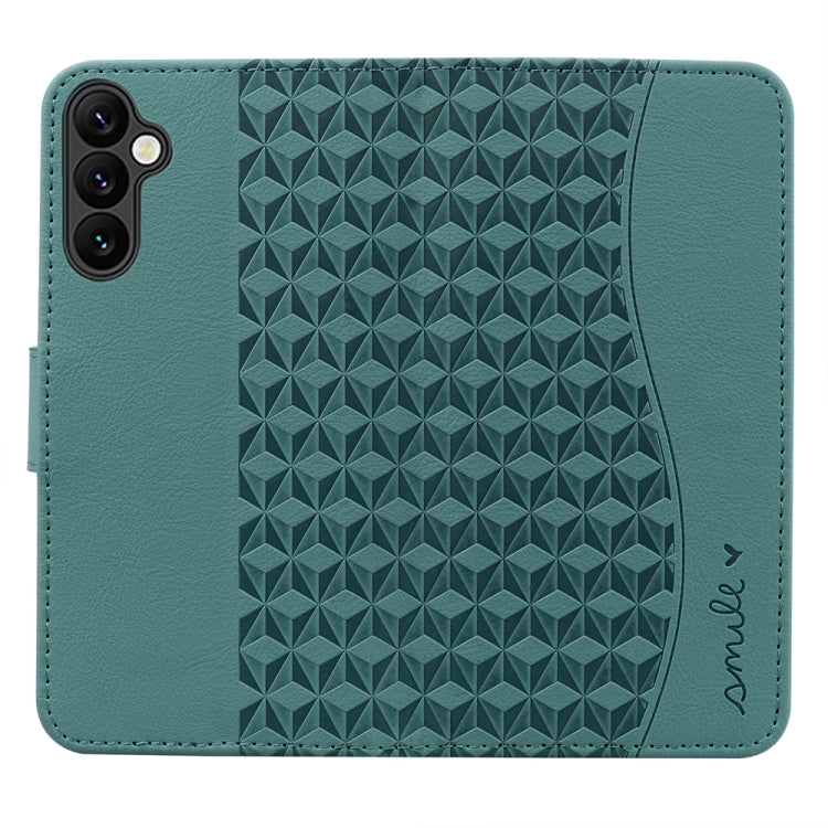 For Samsung Galaxy A05s Diamond Buckle Leather Phone Case with Lanyard