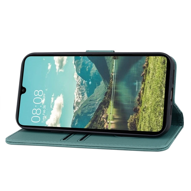 For Samsung Galaxy A05s Diamond Buckle Leather Phone Case with Lanyard