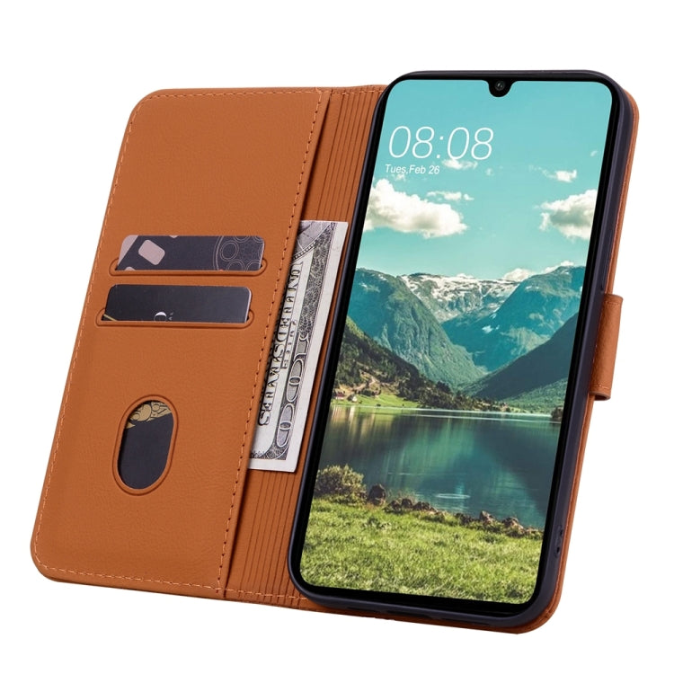 For Samsung Galaxy A05s Diamond Buckle Leather Phone Case with Lanyard