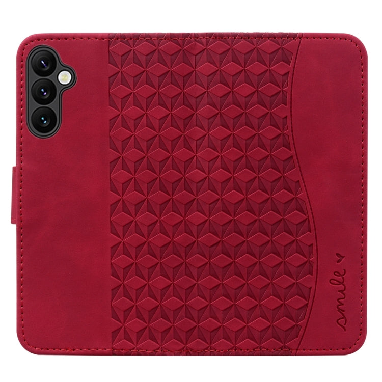 For Samsung Galaxy A05s Diamond Buckle Leather Phone Case with Lanyard