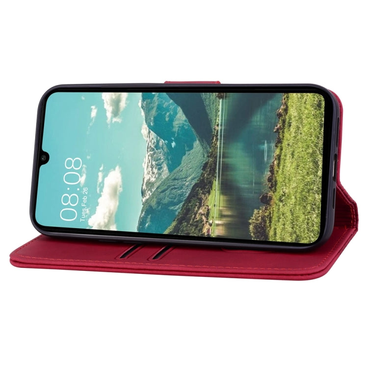 For Samsung Galaxy A05s Diamond Buckle Leather Phone Case with Lanyard