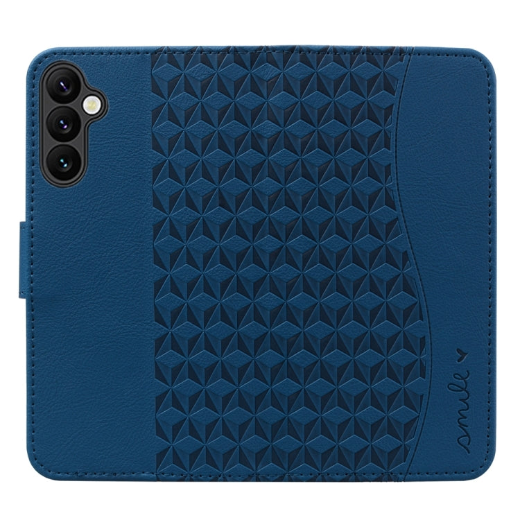 For Samsung Galaxy A05s Diamond Buckle Leather Phone Case with Lanyard