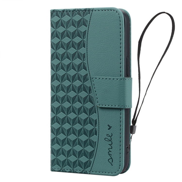 For Samsung Galaxy A05 Diamond Buckle Leather Phone Case with Lanyard