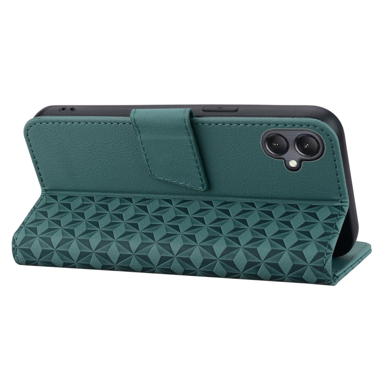 For Samsung Galaxy A05 Diamond Buckle Leather Phone Case with Lanyard