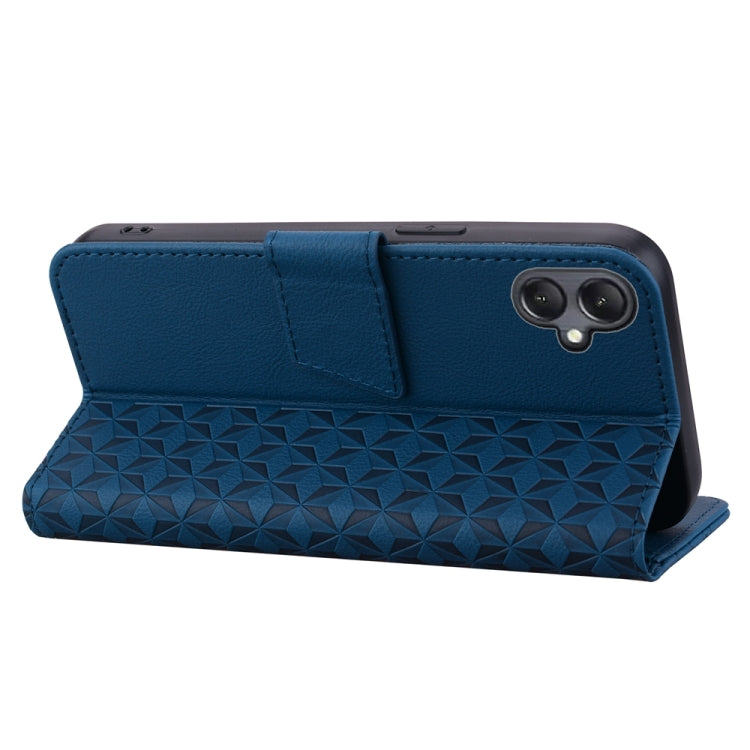 For Samsung Galaxy A05 Diamond Buckle Leather Phone Case with Lanyard