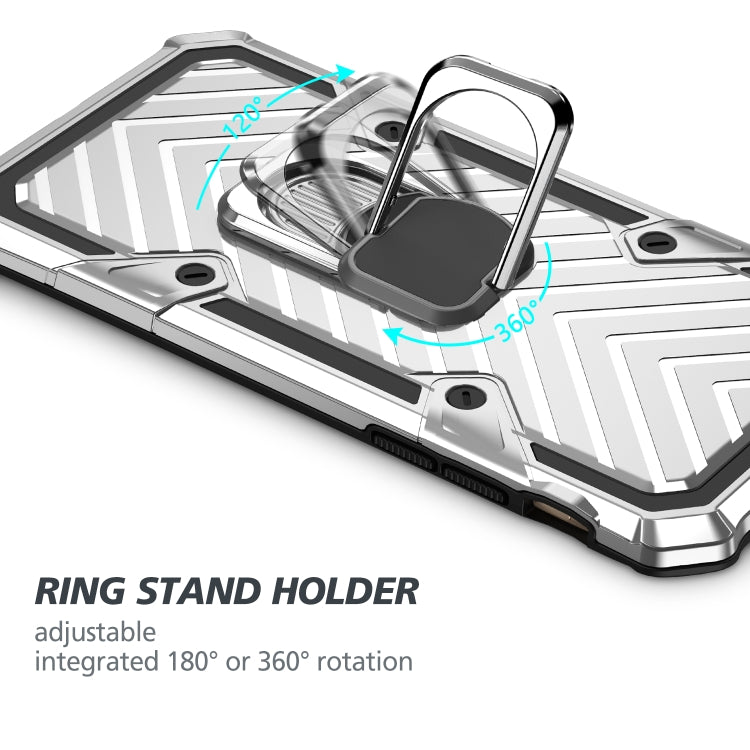 For iPhone 6 / 6s Cool Armor PC+TPU Shockproof Case with 360 Degree Rotation Ring Holder