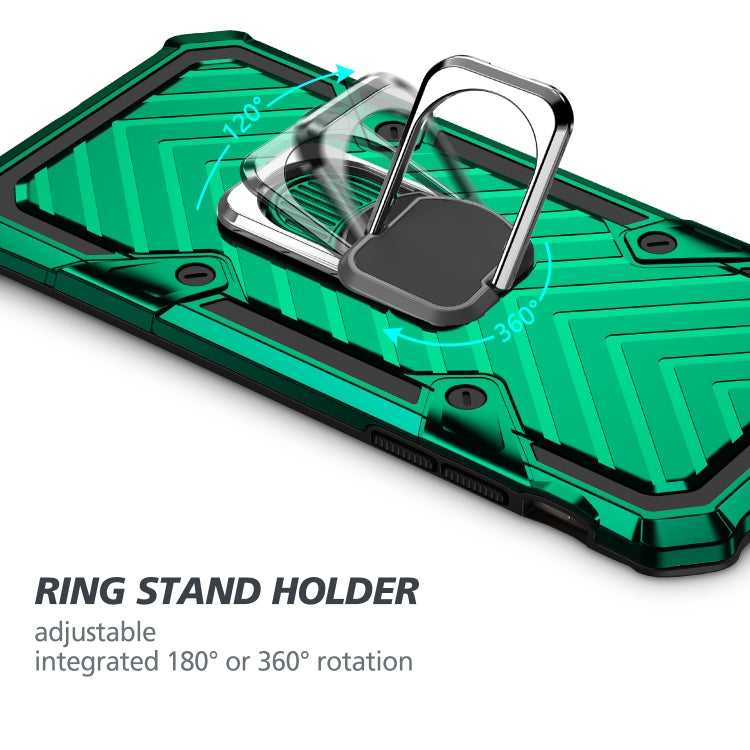 For iPhone 6 / 6s Cool Armor PC+TPU Shockproof Case with 360 Degree Rotation Ring Holder