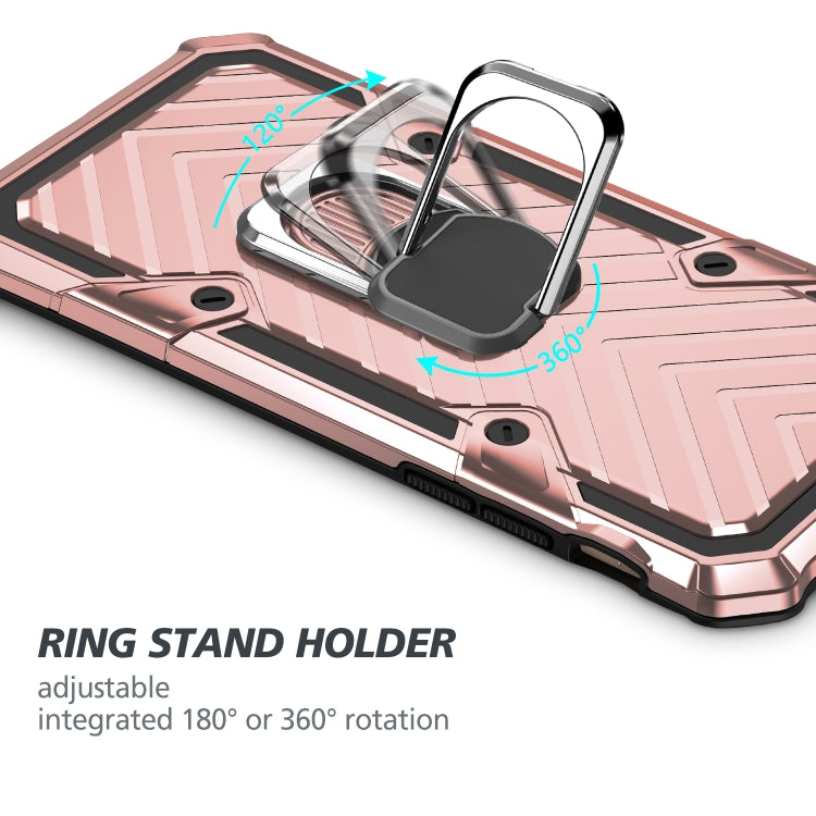 For iPhone 6s Plus / 6 Plus Cool Armor PC+TPU Shockproof Case with 360 Degree Rotation Ring Holder