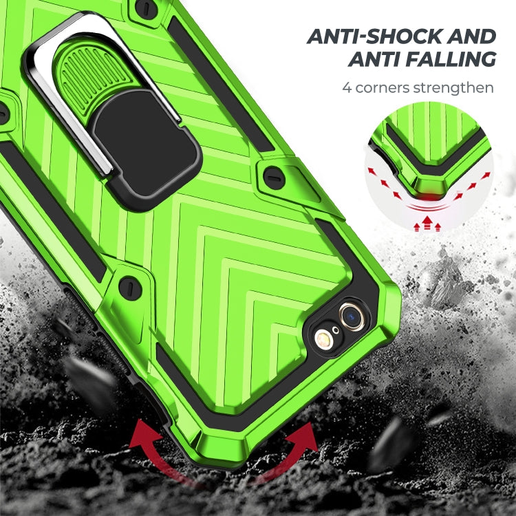 For iPhone 6s Plus / 6 Plus Cool Armor PC+TPU Shockproof Case with 360 Degree Rotation Ring Holder