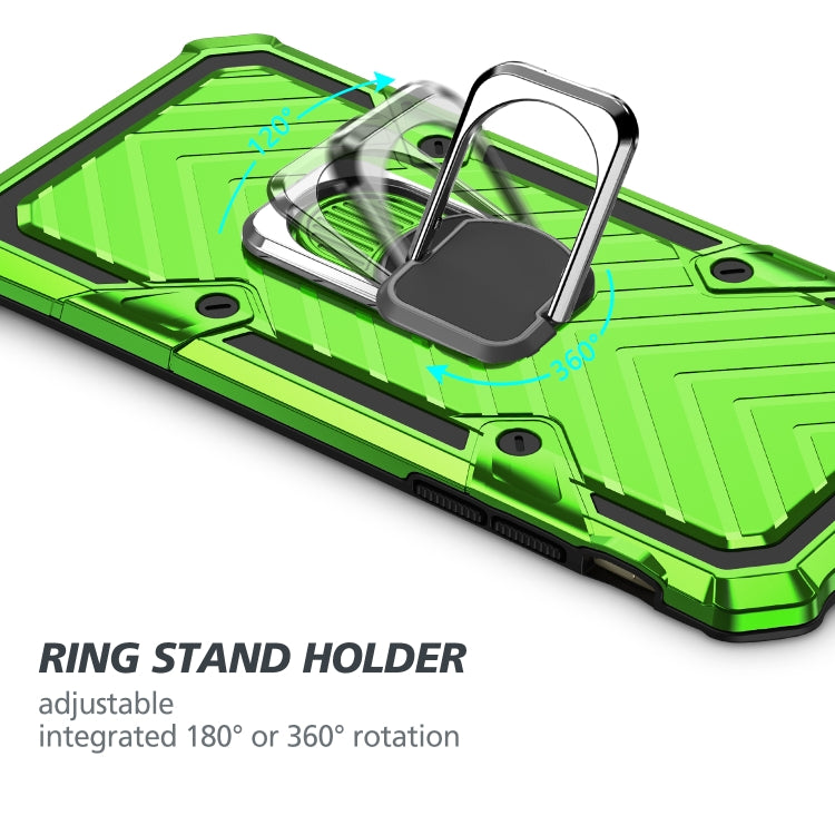 For iPhone 6s Plus / 6 Plus Cool Armor PC+TPU Shockproof Case with 360 Degree Rotation Ring Holder