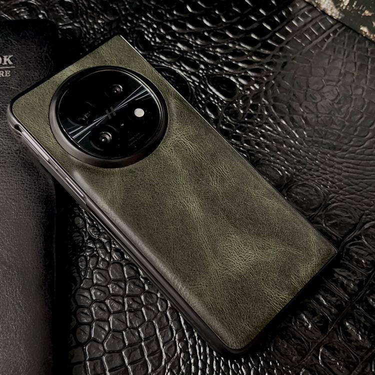 For OPPO Find N5 Crazy Horse Texture PU + PC Phone Case
