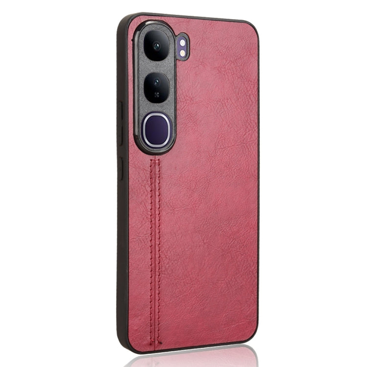 For vivo V40 Lite 4G / 5G IDN Cow Pattern Sewing Back Cover Phone Case