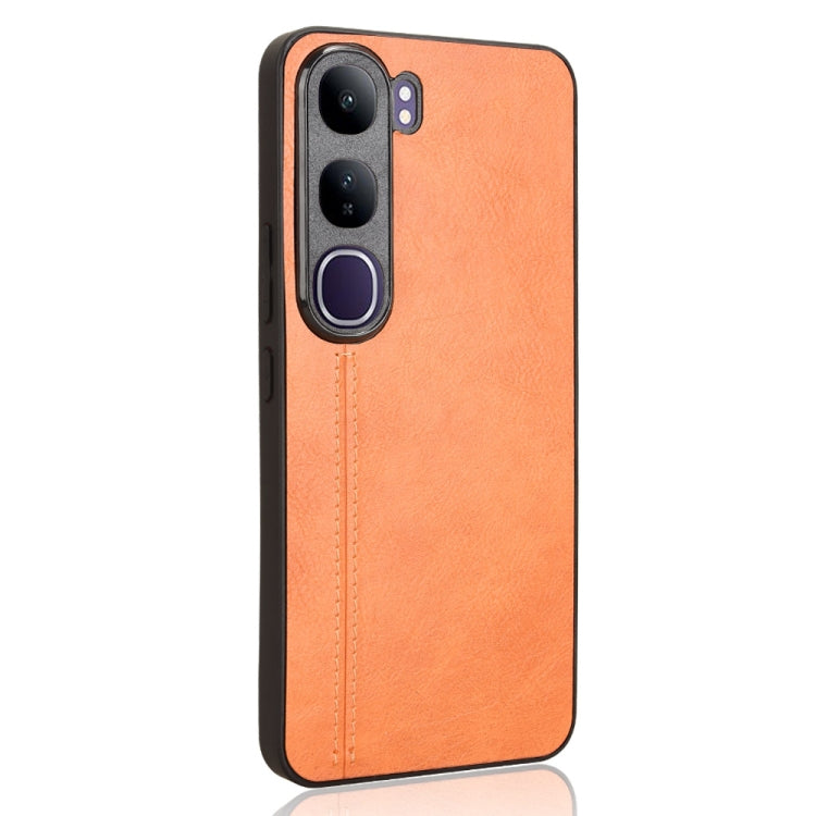 For vivo V40 Lite 4G / 5G IDN Cow Pattern Sewing Back Cover Phone Case