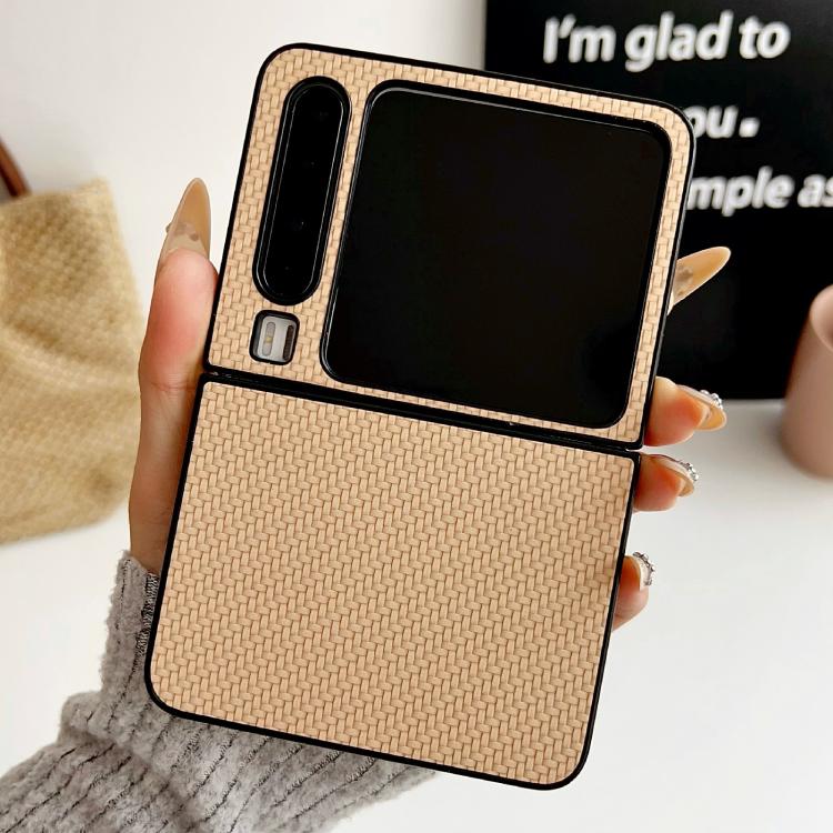 For Huawei Pura X Weave Texture PC Phone Case