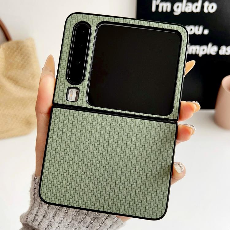 For Huawei Pura X Weave Texture PC Phone Case