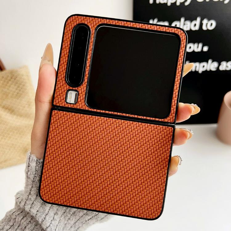 For Huawei Pura X Weave Texture PC Phone Case