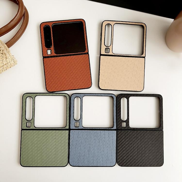 For Huawei Pura X Weave Texture PC Phone Case