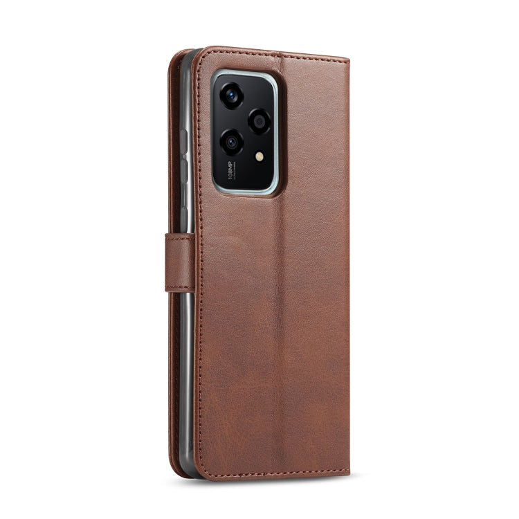 For Honor 200 Lite Global LC.IMEEKE Calf Texture Leather Phone Case