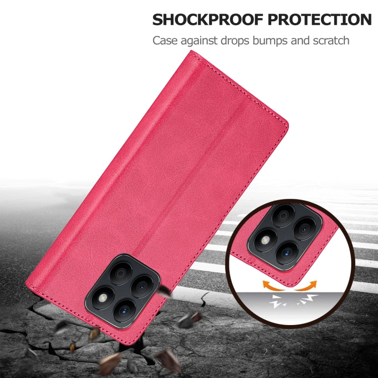For Honor X8b LC.IMEEKE Calf Texture Leather Phone Case