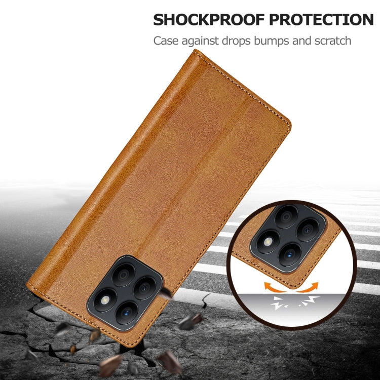 For Honor X8b LC.IMEEKE Calf Texture Leather Phone Case