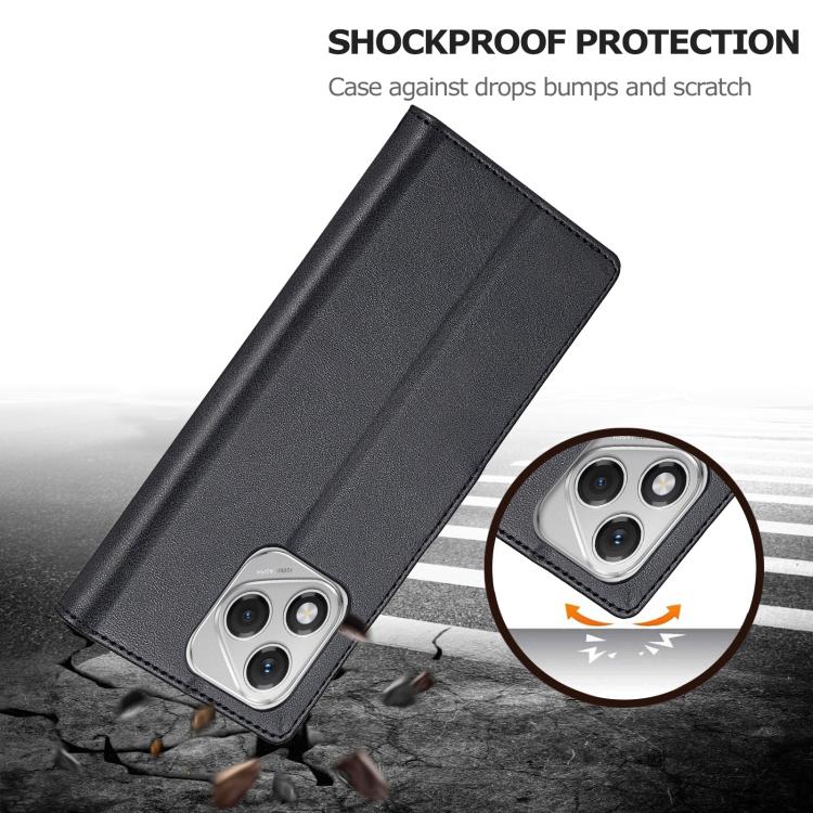 For Honor 400 Lite Global LC.IMEEKE Calf Texture Leather Phone Case