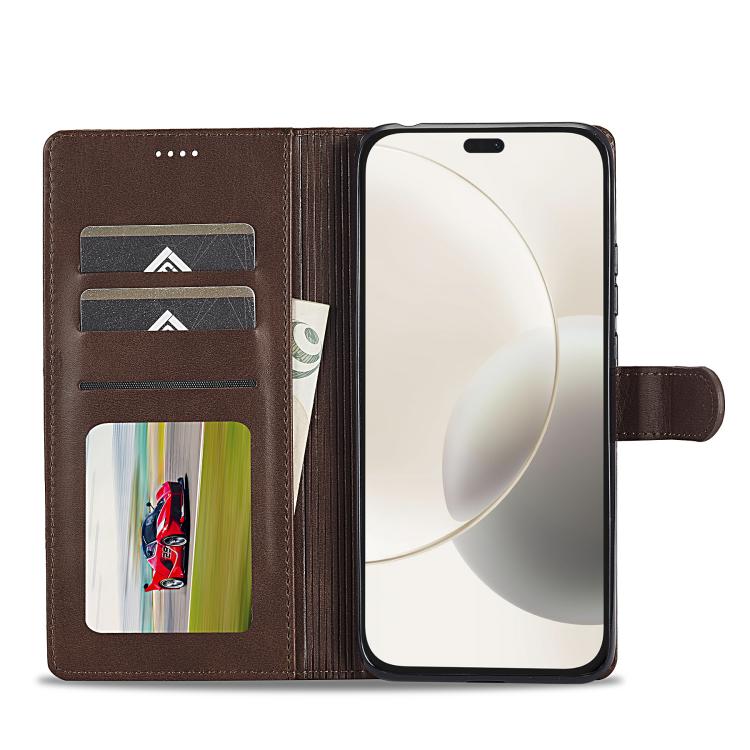 For Honor 400 Lite Global LC.IMEEKE Calf Texture Leather Phone Case