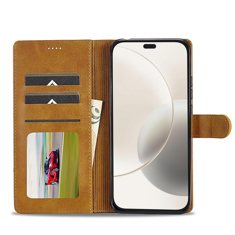 For Honor 400 Lite Global LC.IMEEKE Calf Texture Leather Phone Case