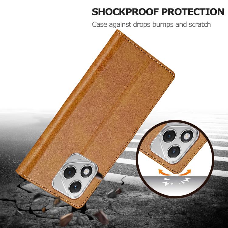 For Honor 400 Lite Global LC.IMEEKE Calf Texture Leather Phone Case