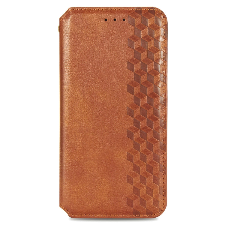 For Samsung Galaxy S9 Cubic Grid Pressed Horizontal Flip Magnetic Leather Case with Holder & Card Slots & Wallet
