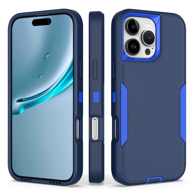 For iPhone 16 Pro Max 2 in 1 PC Hybrid TPU Phone Case