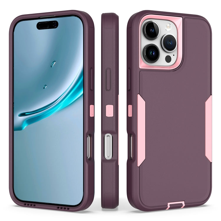 For iPhone 16 Pro Max 2 in 1 PC Hybrid TPU Phone Case