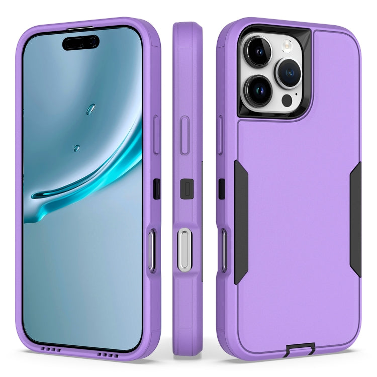 For iPhone 16 Pro Max 2 in 1 PC Hybrid TPU Phone Case
