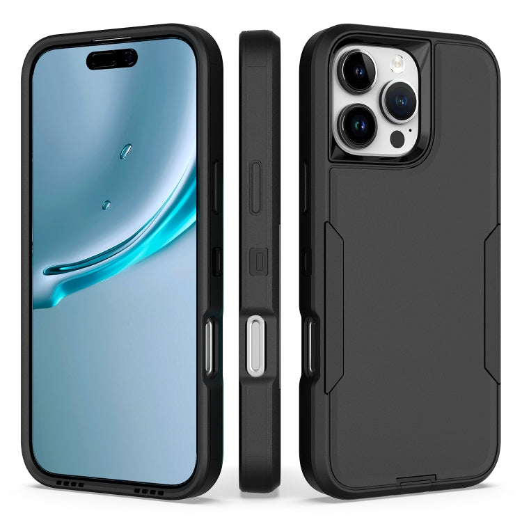 For iPhone 16 Pro Max 2 in 1 PC Hybrid TPU Phone Case