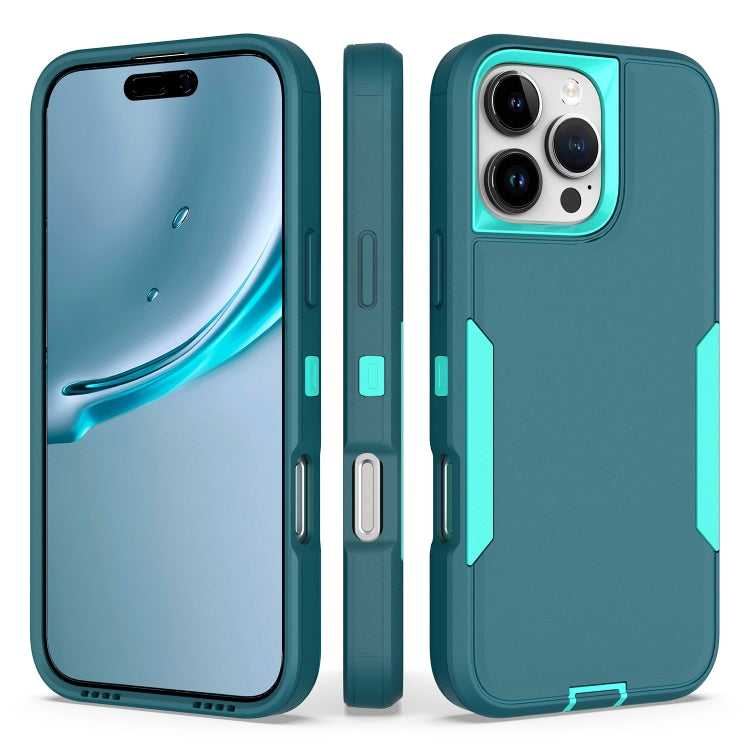 For iPhone 16 Pro Max 2 in 1 PC Hybrid TPU Phone Case