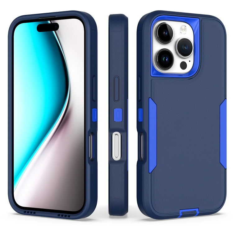 For iPhone 16 Pro 2 in 1 PC Hybrid TPU Phone Case