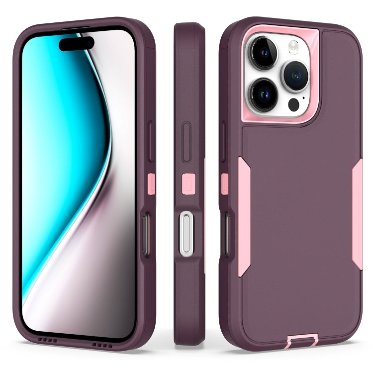 For iPhone 16 Pro 2 in 1 PC Hybrid TPU Phone Case