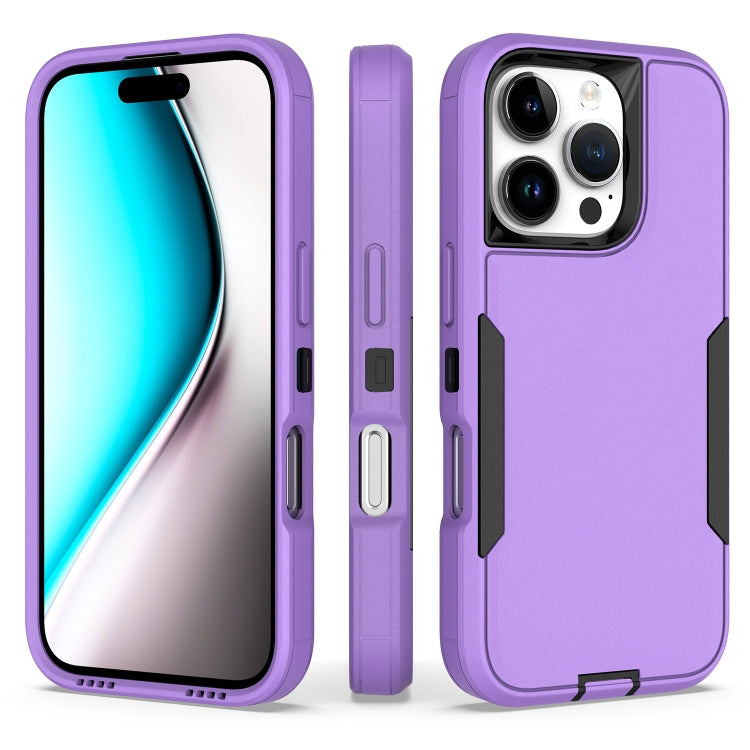 For iPhone 16 Pro 2 in 1 PC Hybrid TPU Phone Case