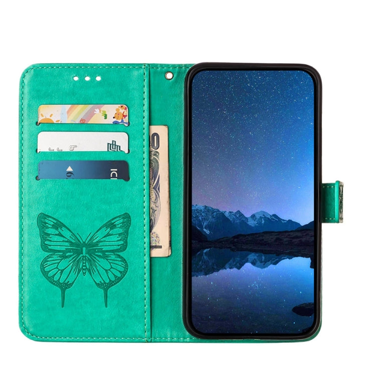For Huawei P50 Pro Embossed Butterfly Leather Phone Case