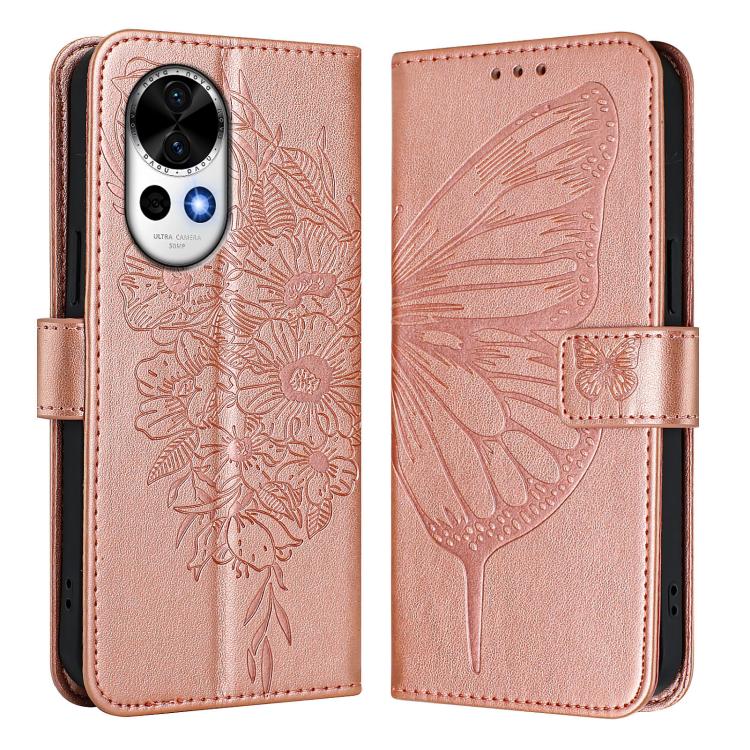 For Huawei Nova 13 / Nova 12 Embossed Butterfly Leather Phone Case