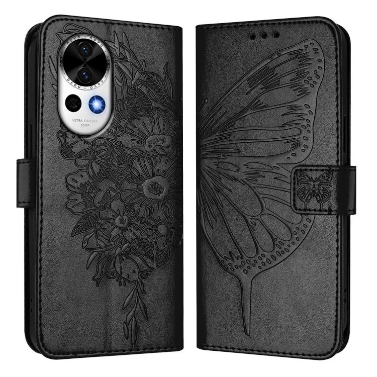 For Huawei Nova 13 / Nova 12 Embossed Butterfly Leather Phone Case