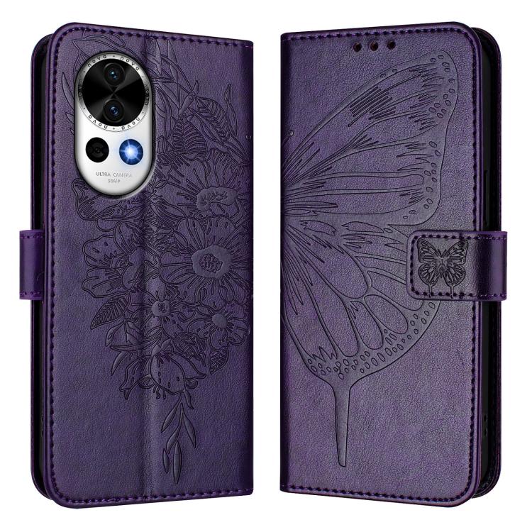 For Huawei Nova 13 / Nova 12 Embossed Butterfly Leather Phone Case