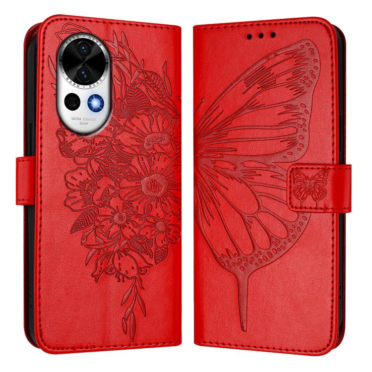 For Huawei Nova 13 / Nova 12 Embossed Butterfly Leather Phone Case