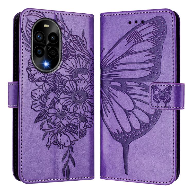 For Huawei Nova 13 Pro Embossed Butterfly Leather Phone Case