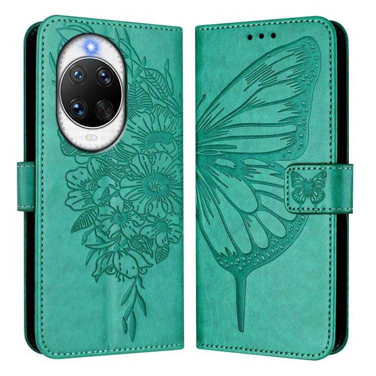 For Huawei nova 14 Pro 5G Embossed Butterfly Leather Phone Case