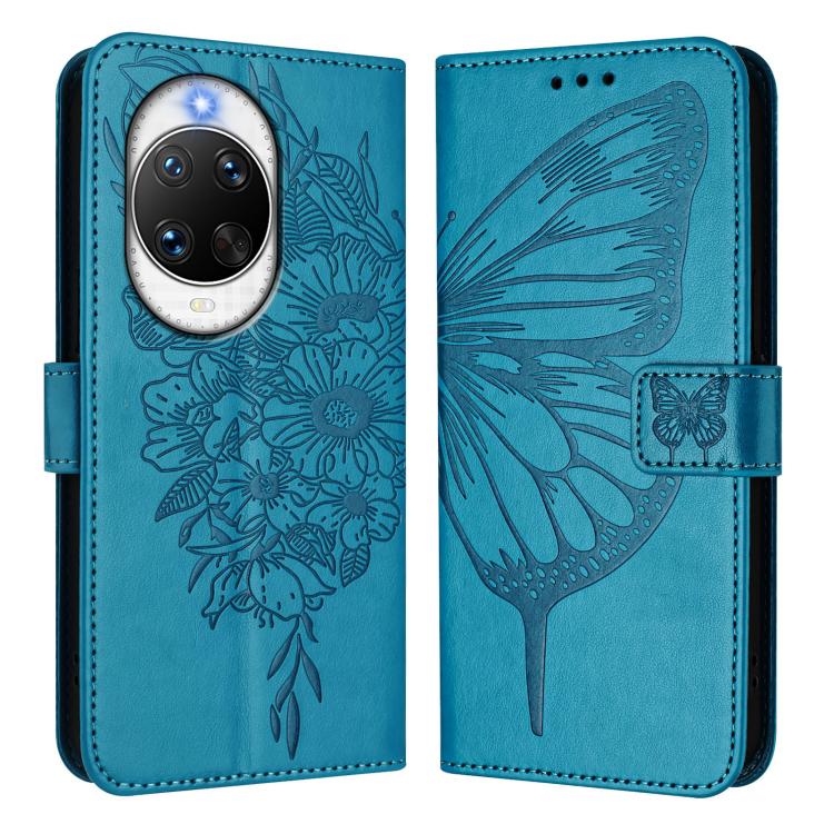 For Huawei nova 14 Pro 5G Embossed Butterfly Leather Phone Case