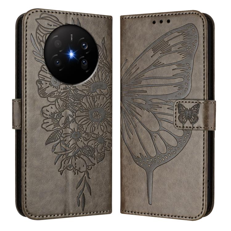 For Huawei Mate 70 Air 5G Embossed Butterfly Leather Phone Case
