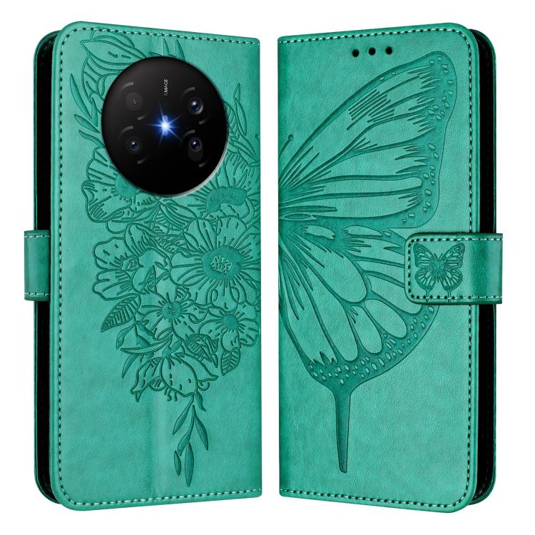 For Huawei Mate 70 Air 5G Embossed Butterfly Leather Phone Case